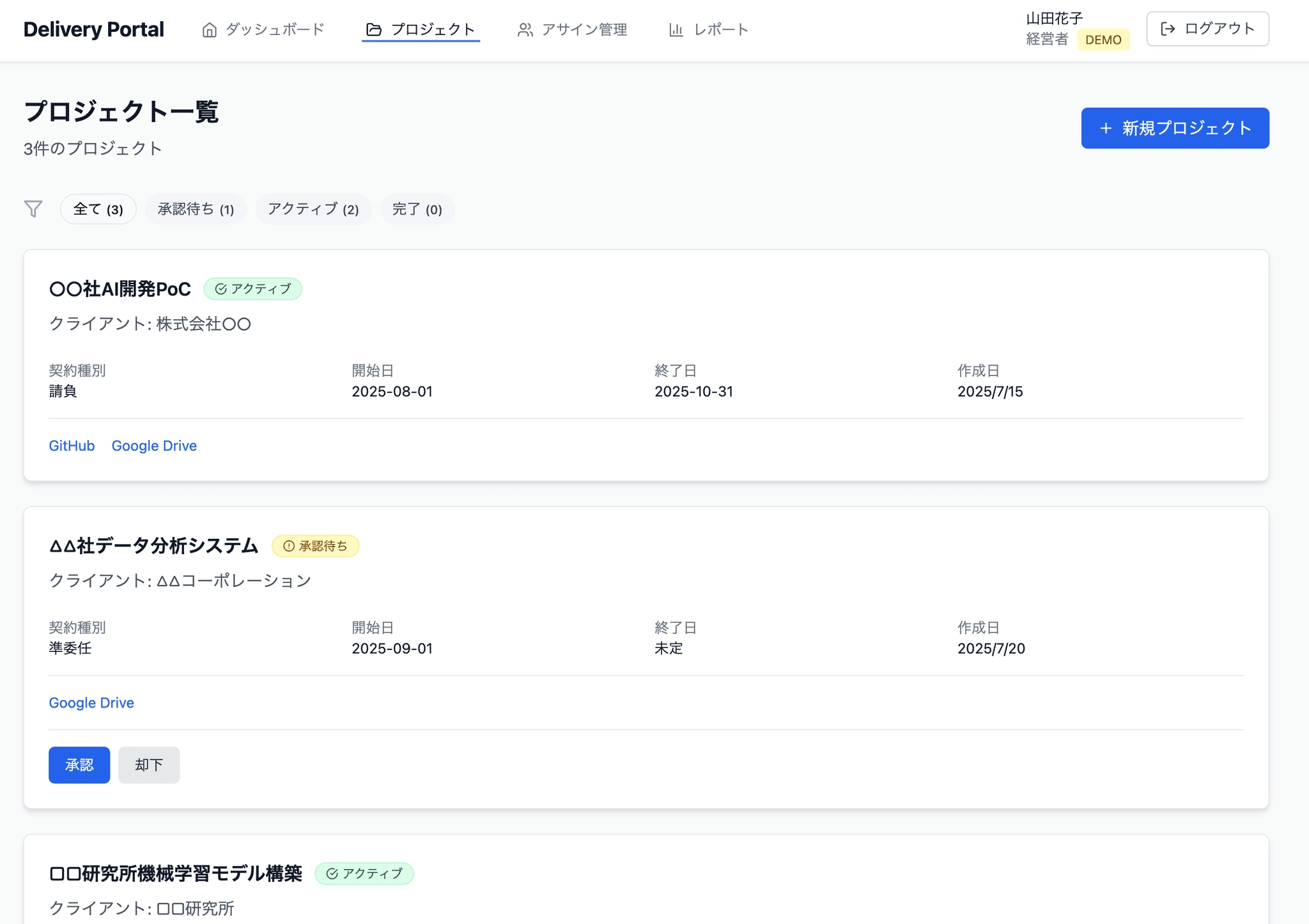 “それっぽい”プロジェクトやアサイン管理のシステムは一瞬でできた