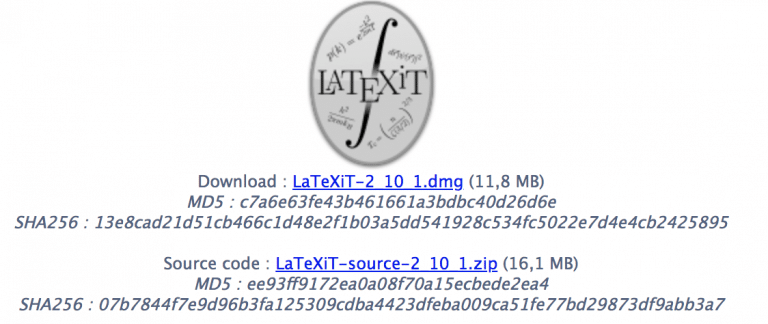 install latexit on mac